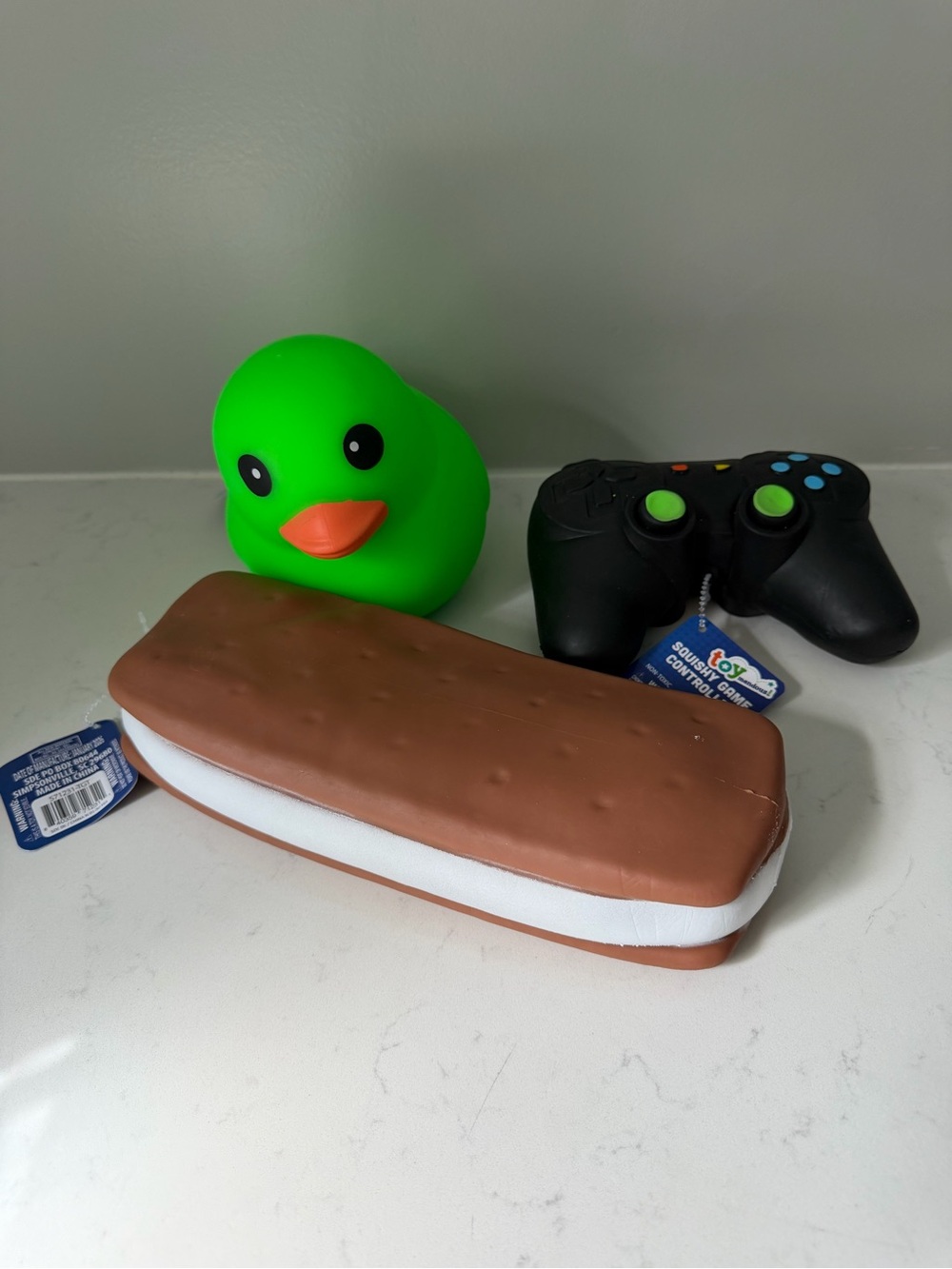 Target Brown & White Ice Cream Sandwich Squishy Toy